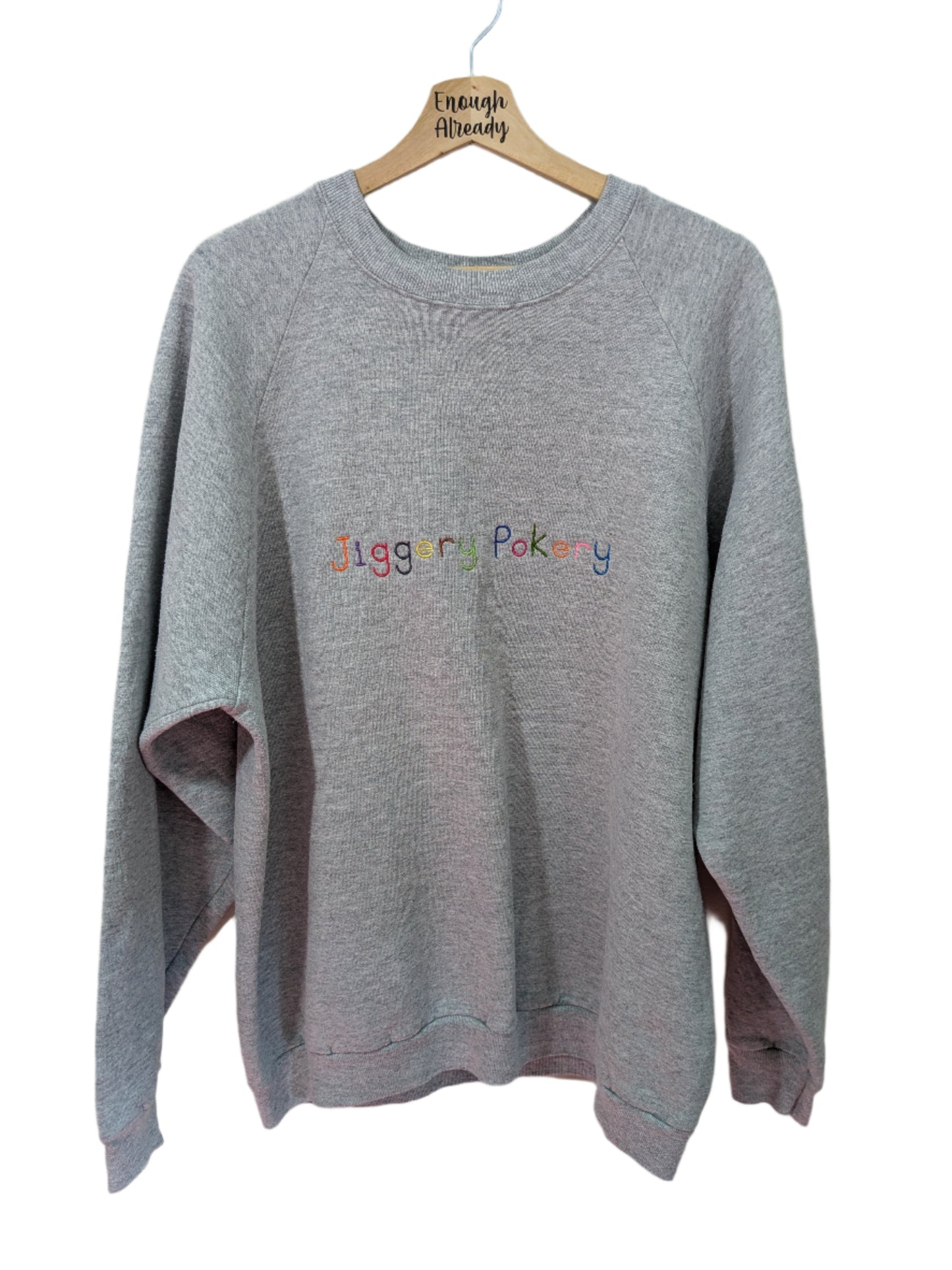 Jiggery Pokery - Embroidered Bookish Sweatshirts - Ridiculous English Words Collection - Multiple Sizes and Colours