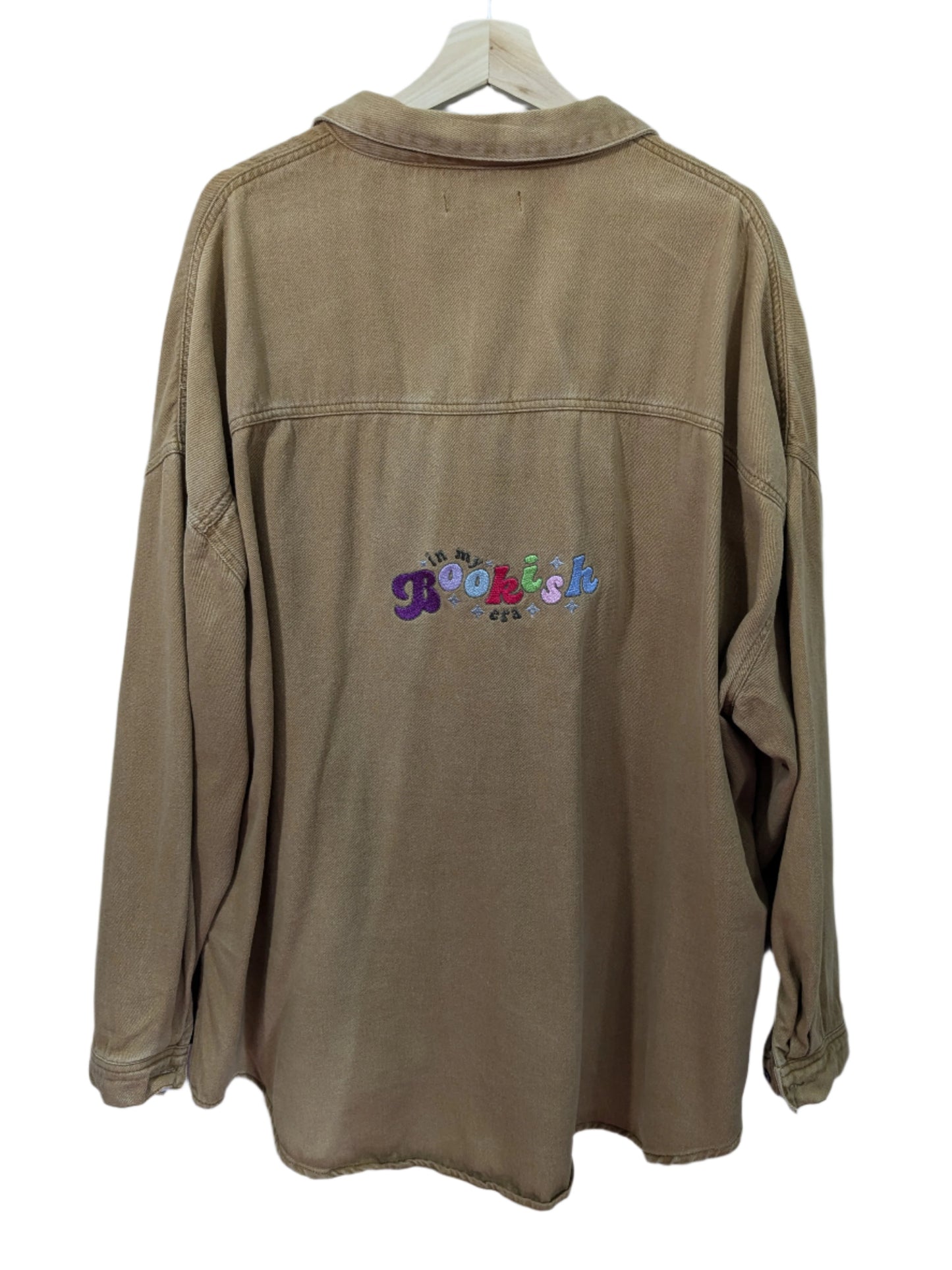 In My Bookish Era Embroidered Sweatshirt and Tops - Multiple Sizes and Colours - Rainbow Thread - 70s Style