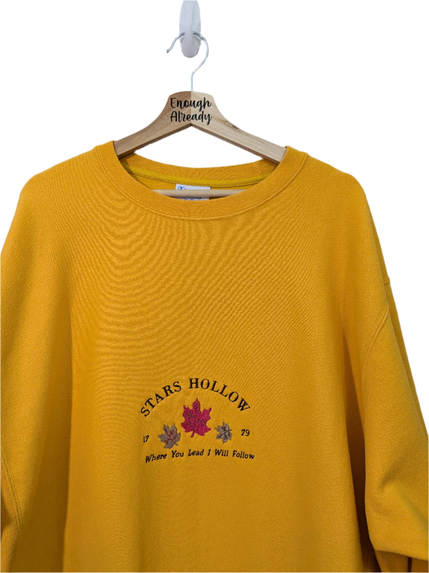 Stars Hollow Inspired Sweatshirt and Denim Jacket - Autumn Leaves - Carole King Inspiration - Gilmore Girls Dreamy Collection