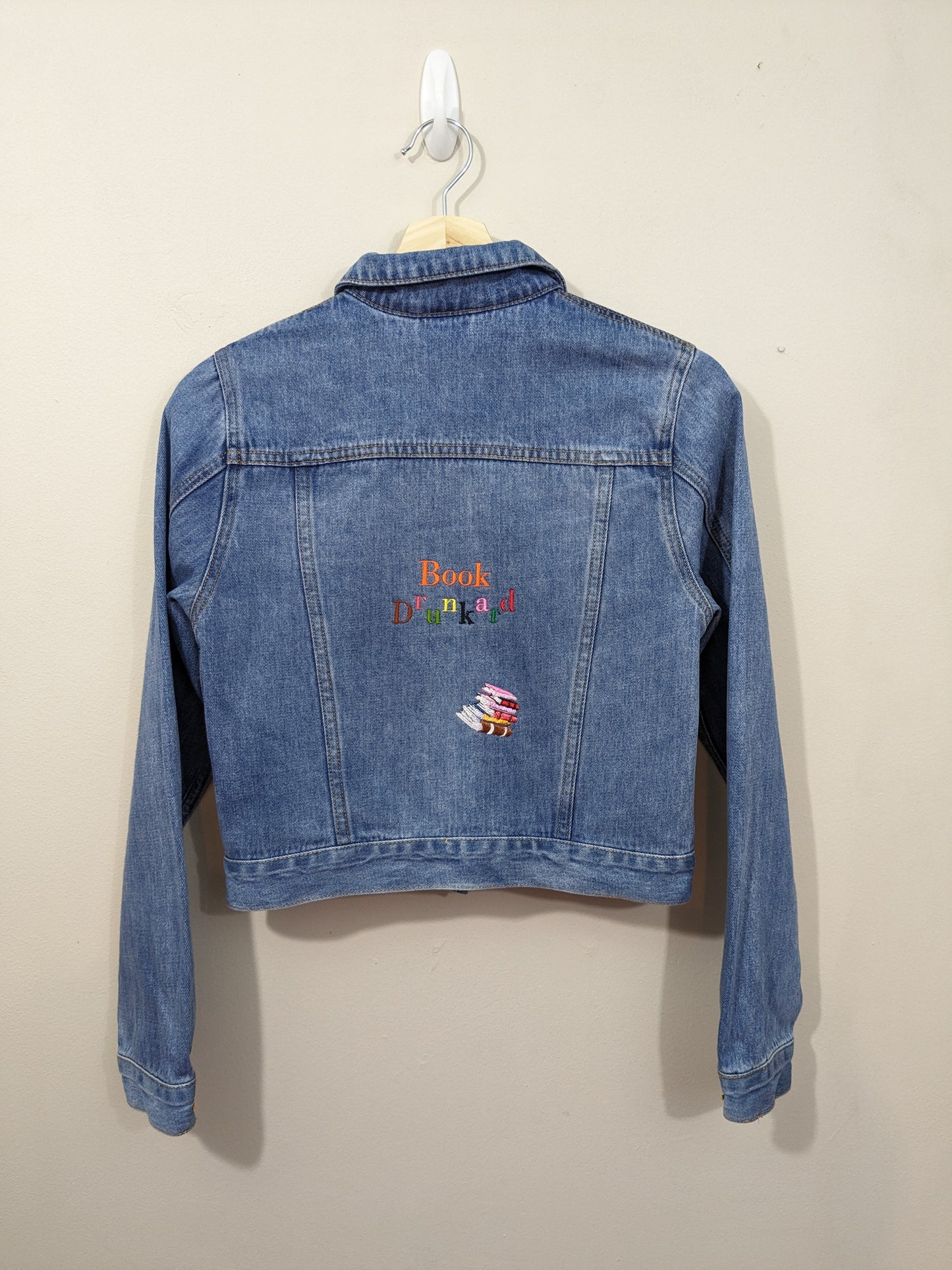 Size 6 Denim Jacket - Book Drunkard/ Anne of Green Gables Design - Book Detail