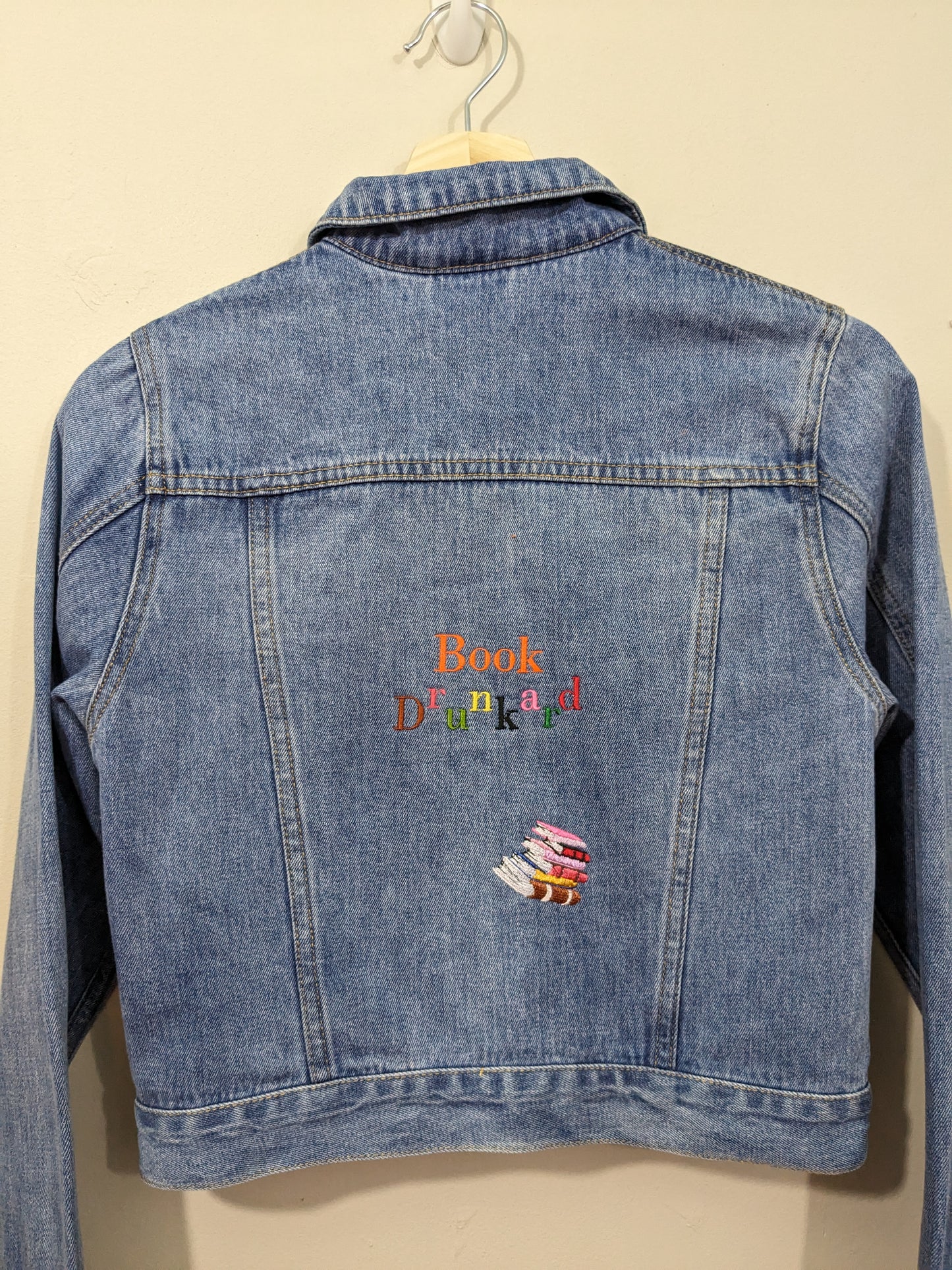 Size 6 Denim Jacket - Book Drunkard/ Anne of Green Gables Design - Book Detail