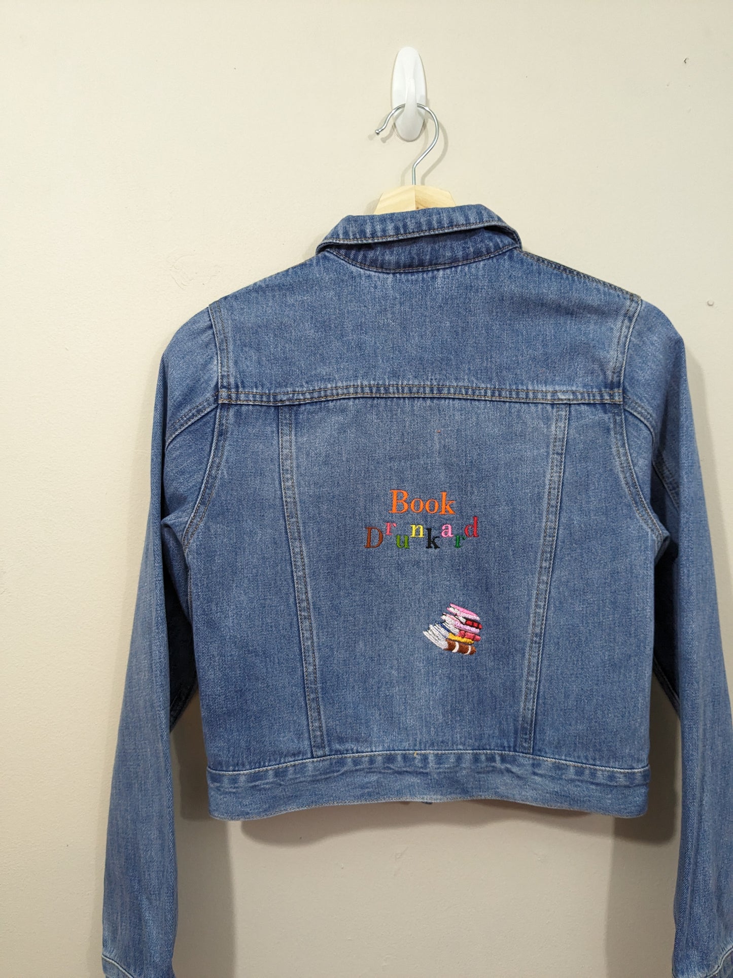 Size 6 Denim Jacket - Book Drunkard/ Anne of Green Gables Design - Book Detail