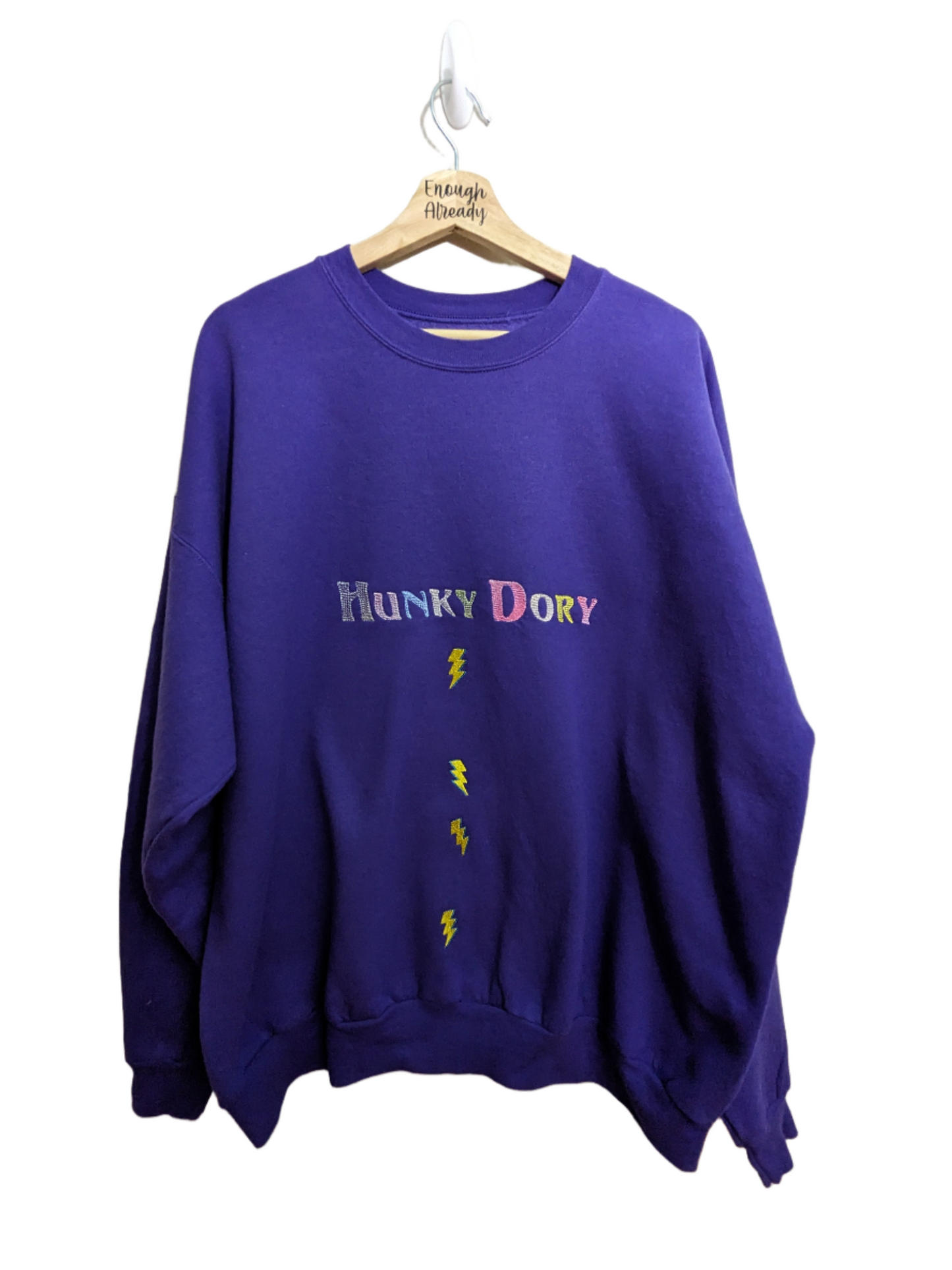 Hunky Dory Collection - Reworked Embroidered Clothing - David Bowie Inspired - Ridiculous English Phrases