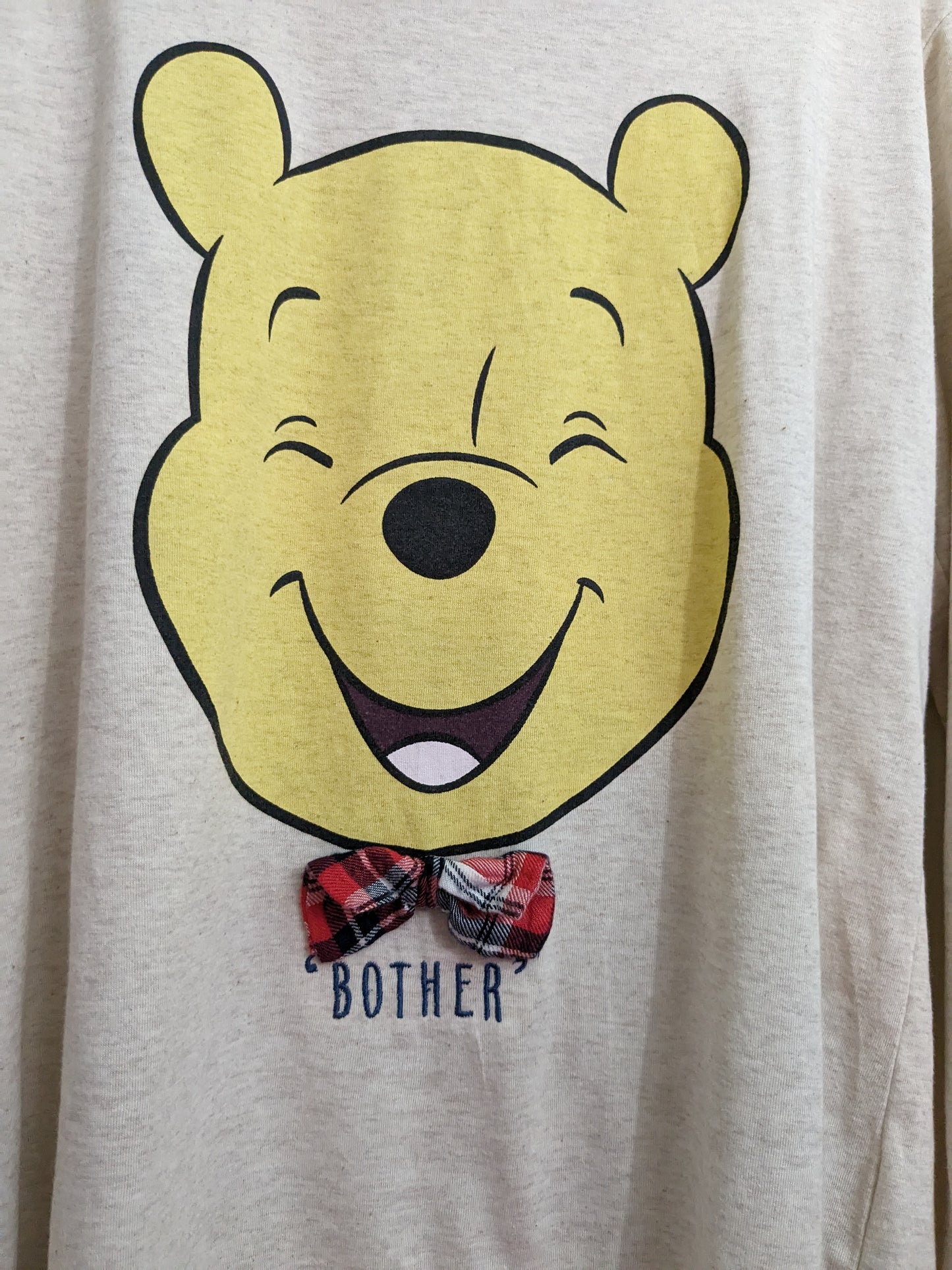 Size 14-16 Reworked Winnie The Pooh Loungewear 2 Piece Set - 'Bother' Literary Design