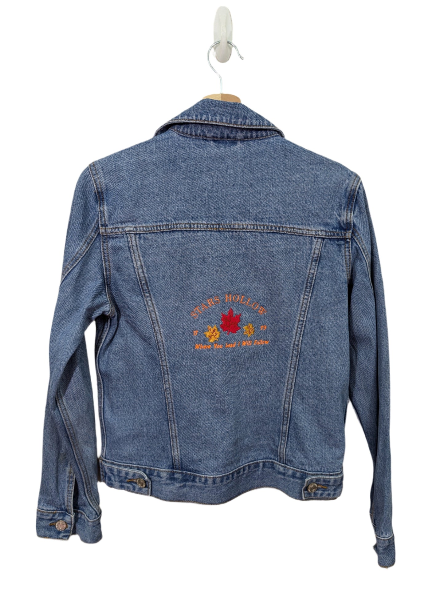 Stars Hollow Inspired Sweatshirt and Denim Jacket - Autumn Leaves - Carole King Inspiration - Gilmore Girls Dreamy Collection