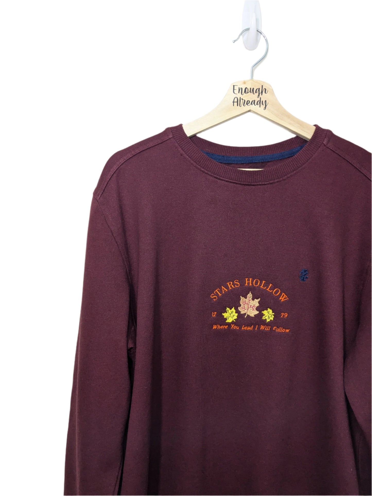 Stars Hollow Autumnal Embroidered Sweatshirts - Size XL and L - Gilmore Girls Inspired Reworked Vintage Sweatshirts