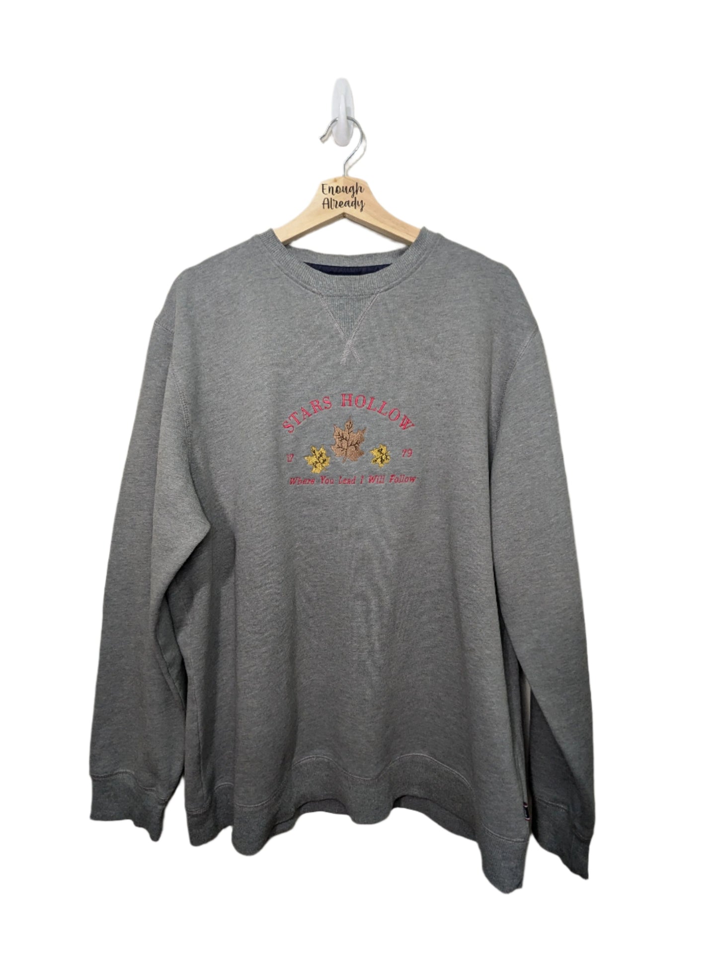 Stars Hollow Autumnal Embroidered Sweatshirts - Size XL and L - Gilmore Girls Inspired Reworked Vintage Sweatshirts