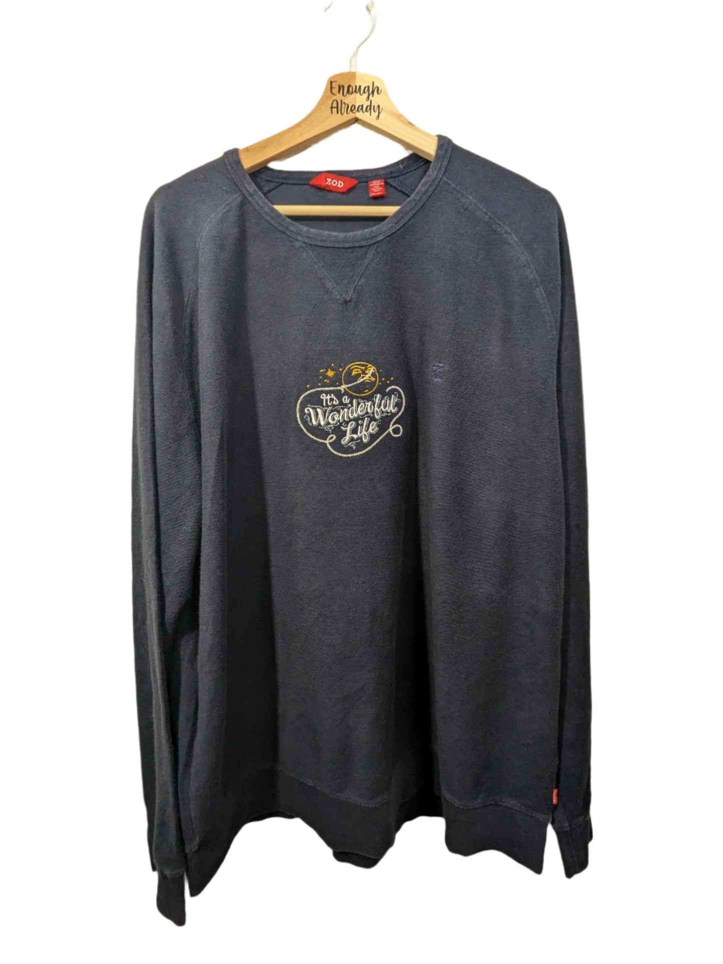 It's A Wonderful Life Inspired Hoodies / Christmas Sweatshirt - Reworked Embroidery - George Lassos The Moon