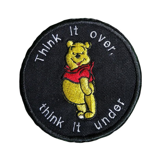 Winnie the Pooh Illustrated Recycled Denim Sew On Patch - Perfectly Bookish