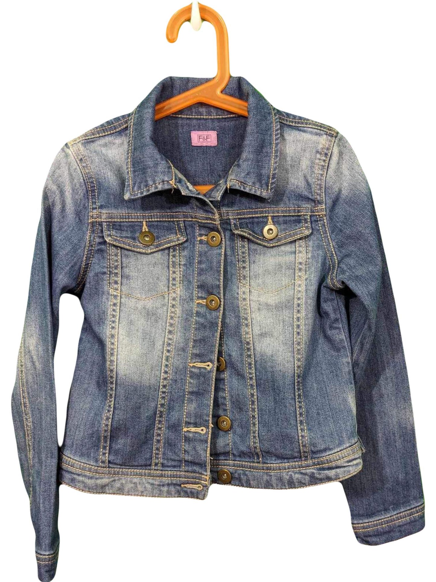 Age 8-9 Winnie the Pooh Inspired Denim Jacket - Bookish - A. A. Milne - Silly Old Bear