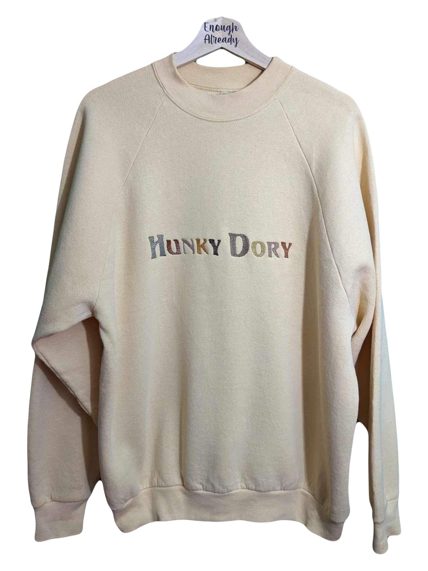 Hunky Dory Collection - Reworked Embroidered Clothing - David Bowie Inspired - Ridiculous English Phrases